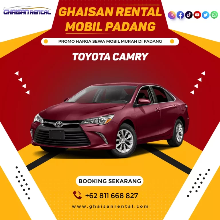 Harga Rental Mobil di Padang Jenis Camry Padang Murah