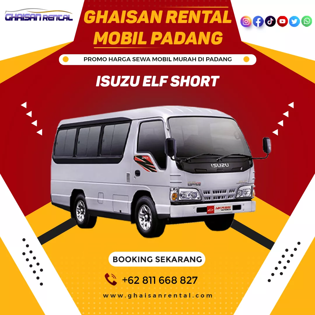 Sewa Mobil Padang ELF Short Murah