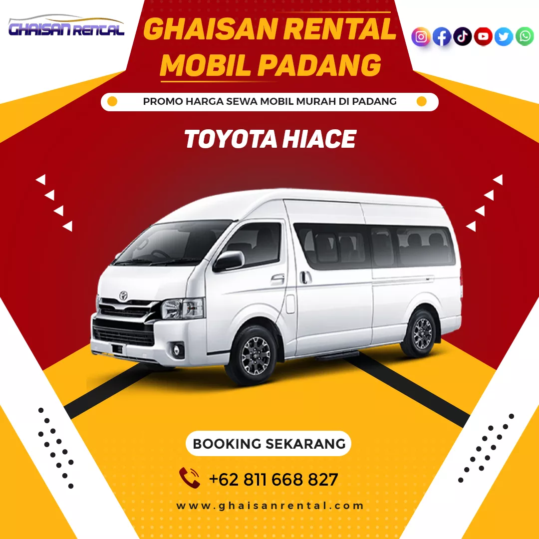 Sewa Mobil Padang Hiace Murah