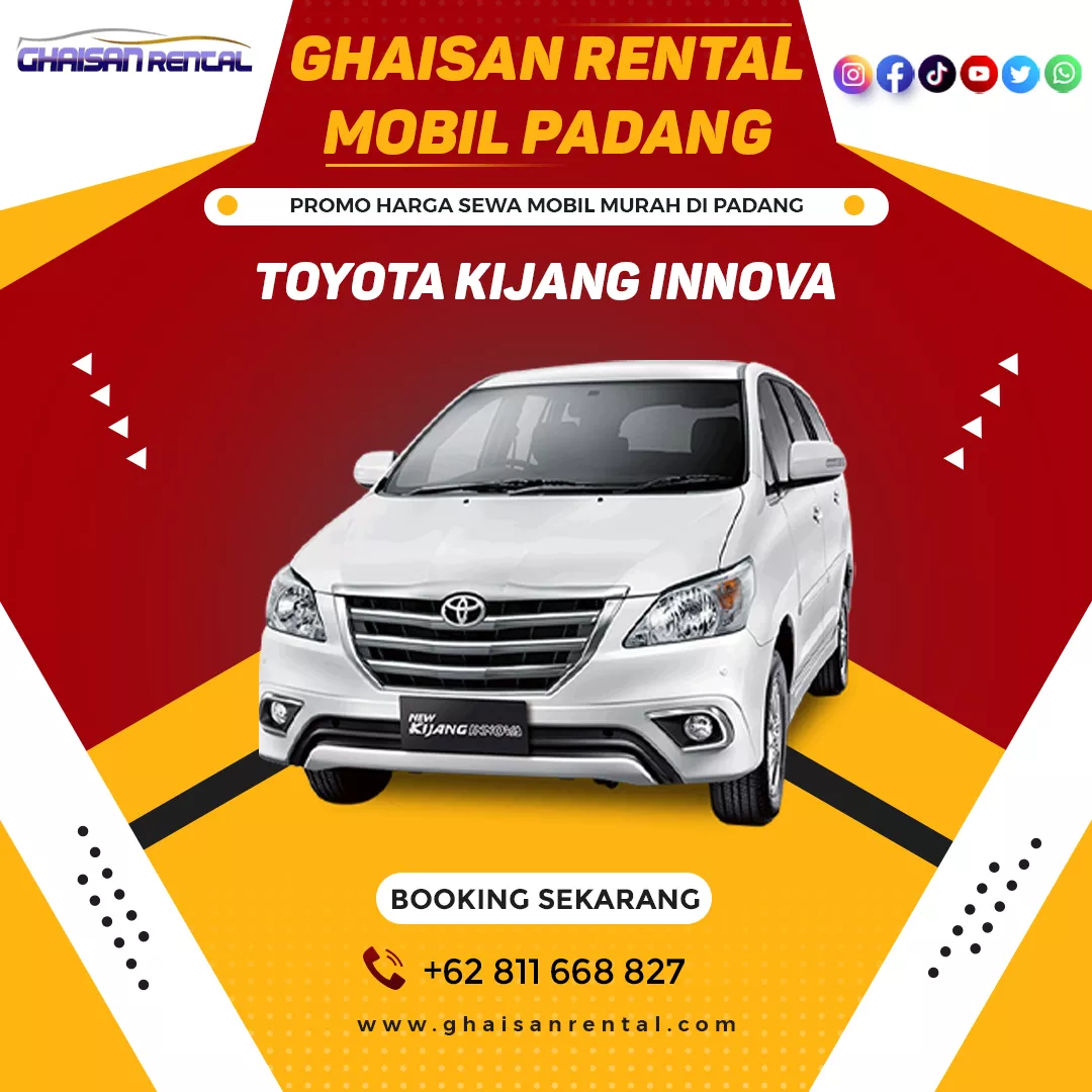 Sewa Mobil Padang Kijang Innova Murah